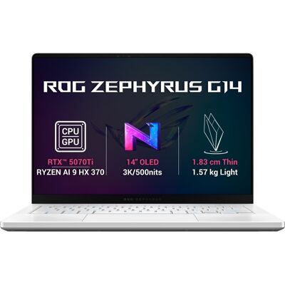 Asus ROG Zephyrus G14 GA403WR-NEBULA112X Platinum White celokovový Asus ROG Zephyrus G14 GA403WR-NEBULA112X Platinum White celokovový