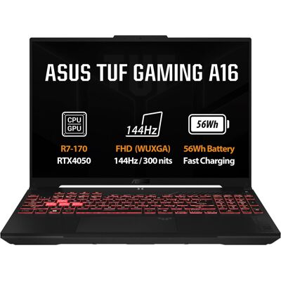 Asus TUF Gaming A16 FA607NUQ-RL202WZ Mecha Gray kovový (bez adaptéra) Asus TUF Gaming A16 FA607NUQ-RL202WZ Mecha Gray kovový (bez adaptéra)