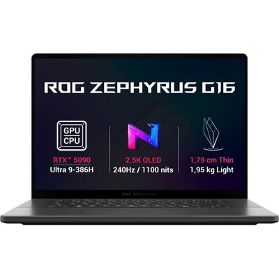 Asus ROG Zephyrus G16 GU606AX-TB070 Eclipse Gray celokovový Asus ROG Zephyrus G16 GU606AX-TB070 Eclipse Gray celokovový