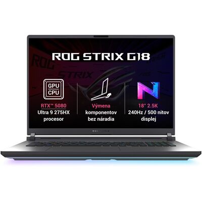 Asus ROG Strix G18 G815LW-NEBULA003W Eclipse Gray kovový Asus ROG Strix G18 G815LW-NEBULA003W Eclipse Gray kovový