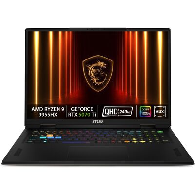MSI Vector A18 HX A9WHG-238SK kovový MSI Vector A18 HX A9WHG-238SK kovový