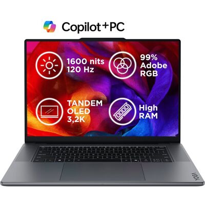 Lenovo Yoga Pro 9 16IPH11 Thunder Grey celokovový Lenovo Yoga Pro 9 16IPH11 Thunder Grey celokovový