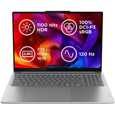 Lenovo Yoga Pro 9 16IAH10 Luna Grey celokovový (bez adaptéra) Lenovo Yoga Pro 9 16IAH10 Luna Grey celokovový (bez adaptéra)