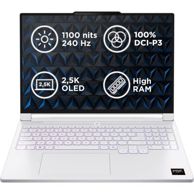 Lenovo Legion 7 16AGP11 Glacier White celokovový (bez adaptéra) Lenovo Legion 7 16AGP11 Glacier White celokovový (bez adaptéra)