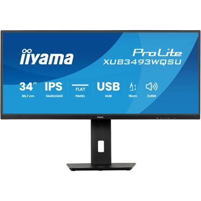 34" iiyama ProLite XUB3493WQSU-B6 34" iiyama ProLite XUB3493WQSU-B6