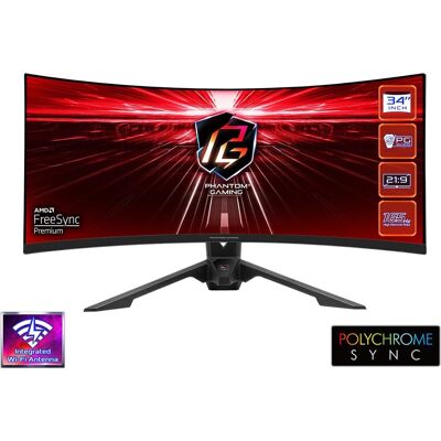 34" ASRock PG34WQ15R3A 34" ASRock PG34WQ15R3A