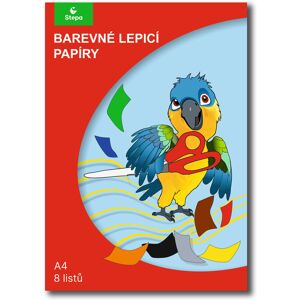 STEPA A4 lepiaca, 8 listov, mix 8 farieb STEPA A4 lepiaca, 8 listov, mix 8 farieb