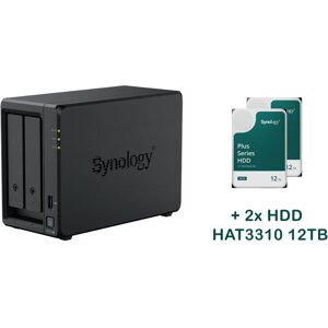 Synology DS725+ 2 × HAT3310-12T (24 TB) Synology DS725+ 2 × HAT3310-12T (24 TB)