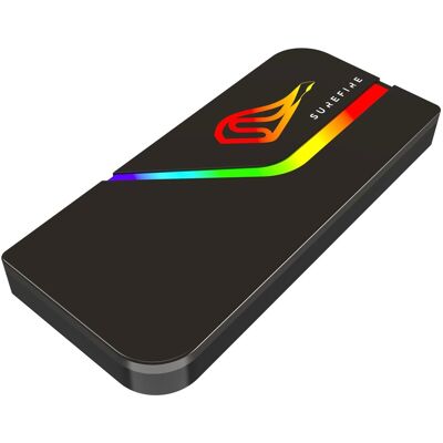 Verbatim SUREFIRE PyroDrive Gaming SSD Slim 2 TB, čierny Verbatim SUREFIRE PyroDrive Gaming SSD Slim 2 TB, čierny