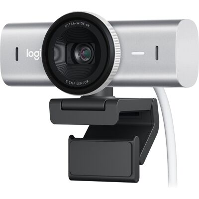 Logitech MX Brio 4K Ultra HD Webcam, Pale Grey Logitech MX Brio 4K Ultra HD Webcam, Pale Grey