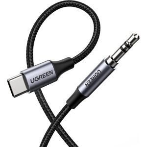 Ugreen Type-C (USB-C) to 3,5 mm Jack (M) Audio Cable Silver 1 m Ugreen Type-C (USB-C) to 3,5 mm Jack (M) Audio Cable Silver 1 m