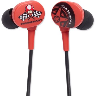 PowerA Wired Earbuds – Nintendo Switch – Super Mario Kart Motors PowerA Wired Earbuds – Nintendo Switch – Super Mario Kart Motors