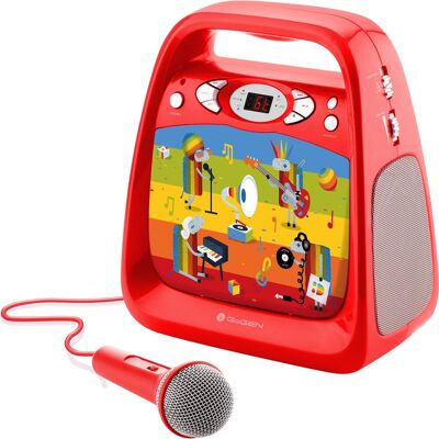 GoGEN Déčko Karaoke R, červený GoGEN Déčko Karaoke R, červený