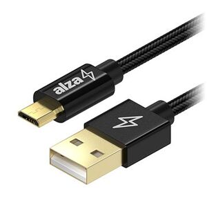 AlzaPower AluCore USB-A to Micro USB 0.5m Black