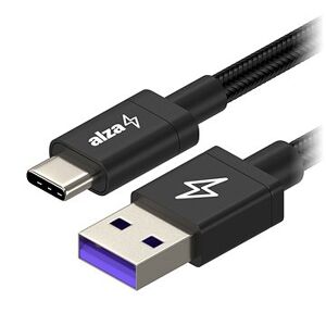 AlzaPower RapidCore USB-A to USB-C 100W Huawei Super Charge 1m čierny