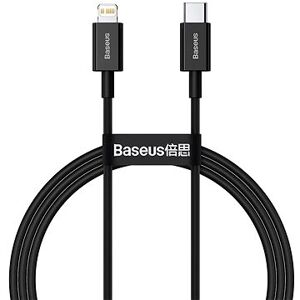 Baseus Superior Series rýchlonabíjací kábel Type-C/Lightning 20 W 2 m čierny