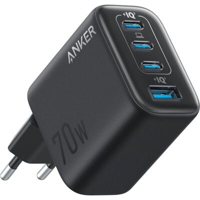 Anker Zolo 70 W, 3× USB-C, 1× USB čierna Anker Zolo 70 W, 3× USB-C, 1× USB čierna