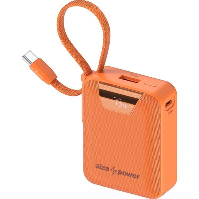 AlzaPower Urban 10000 mAh Power Delivery (22,5 W) oranžová AlzaPower Urban 10000 mAh Power Delivery (22,5 W) oranžová
