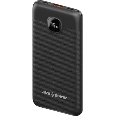 AlzaPower Garnet 10 000 mAh Power Delivery (22,5 W) čierna AlzaPower Garnet 10 000 mAh Power Delivery (22,5 W) čierna