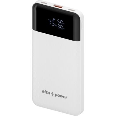 AlzaPower Parade Gen2 10 000 mAh Power Delivery (22,5 W) biela AlzaPower Parade Gen2 10 000 mAh Power Delivery (22,5 W) biela