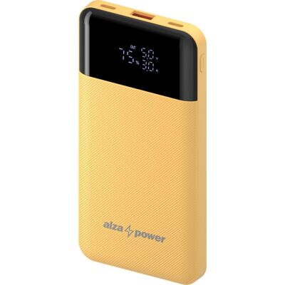 AlzaPower Parade Gen2 10000 mAh Power Delivery (22,5 W) žltá AlzaPower Parade Gen2 10000 mAh Power Delivery (22,5 W) žltá