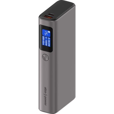 AlzaPower Vision 20 000 mAh Power Delivery (100 W) strieborná AlzaPower Vision 20 000 mAh Power Delivery (100 W) strieborná