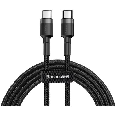 Baseus 60W Flash Charging USB-C Cable 1 m gray/black Baseus 60W Flash Charging USB-C Cable 1 m gray/black