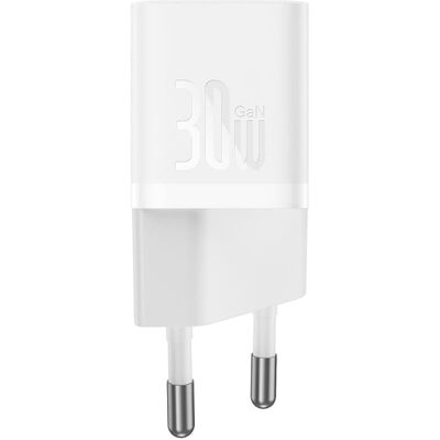 Baseus GaN5 Fast Charger (mini) 1C 30 W EU White Baseus GaN5 Fast Charger (mini) 1C 30 W EU White