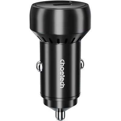 ChoeTech 60 W Dual USB-C 30w+ USB-A30w Fast Car Charger ChoeTech 60 W Dual USB-C 30w+ USB-A30w Fast Car Charger