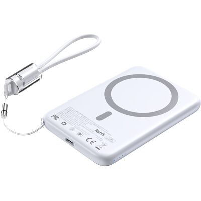 ChoeTech CCC Certified 5000 mAh Ultra Thin Magnetic Power Bank Silver ChoeTech CCC Certified 5000 mAh Ultra Thin Magnetic Power Bank Silver