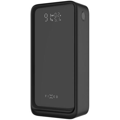 FIXED Zen2 30 Plus s LCD displejom a výstupom PD 65 W 30000 mAh čierna FIXED Zen2 30 Plus s LCD displejom a výstupom PD 65 W 30000 mAh čierna