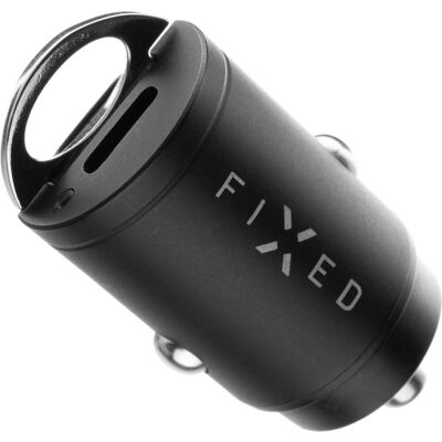 FIXED PD Rapid Charge Car Mini s 2× USB-C výstupom podpora PD 30W čierna FIXED PD Rapid Charge Car Mini s 2× USB-C výstupom podpora PD 30W čierna
