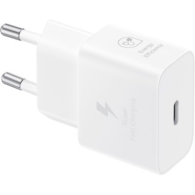Samsung Nabíjací adaptér s USB-C (25 W) White Samsung Nabíjací adaptér s USB-C (25 W) White