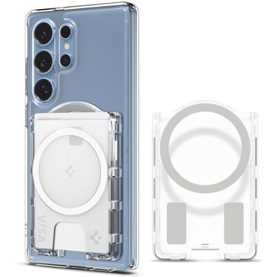 Spigen Ultra Hybrid Wallet MagSafe+ Crystal Clear Samsung Galaxy S25 Series Spigen Ultra Hybrid Wallet MagSafe+ Crystal Clear Samsung Galaxy S25 Series