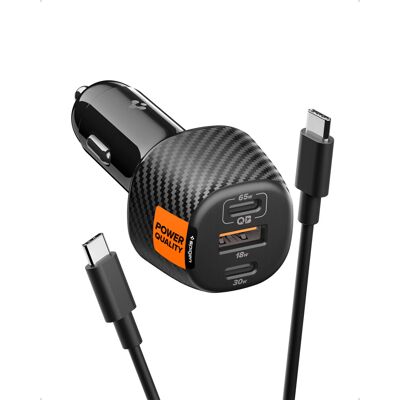 Spigen Essential 113 W Car Charger EV1133 Black Spigen Essential 113 W Car Charger EV1133 Black