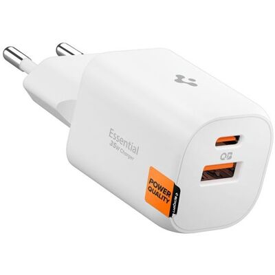 Spigen Essential 35 W Wall Charger EE352EU White Spigen Essential 35 W Wall Charger EE352EU White
