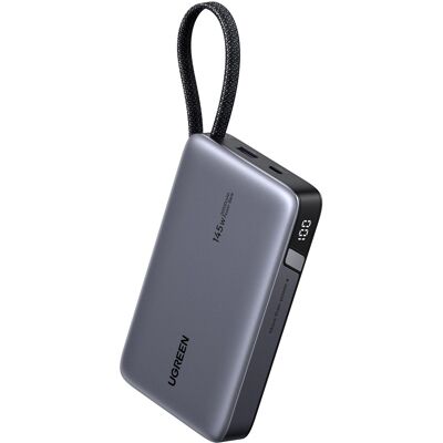 UGREEN 145 W Power Bank with Built-in Cable UGREEN 145 W Power Bank with Built-in Cable