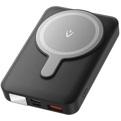 Vention 10 000 mAh Magnetic Wireless Power Bank 22.5 W Black LED Display Type Vention 10 000 mAh Magnetic Wireless Power Bank 22.5 W Black LED Display Type