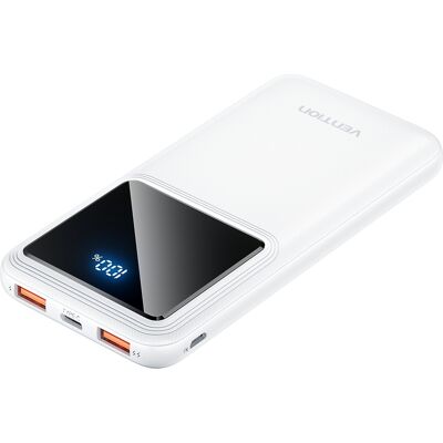 Vention 10000 mAh 22.5 W Portable Power Bank White Vention 10000 mAh 22.5 W Portable Power Bank White