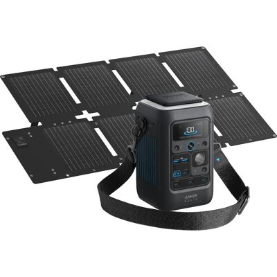 Anker SOLIX C300X DC plus PS60 Portable Solar Panel Anker SOLIX C300X DC plus PS60 Portable Solar Panel