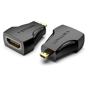 Vention Micro HDMI (M) to HDMI (F) Adaptér Black