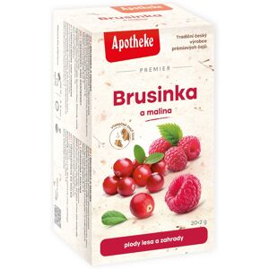 Apotheke Brusnica a malina čaj 20× 2 g Apotheke Brusnica a malina čaj 20× 2 g