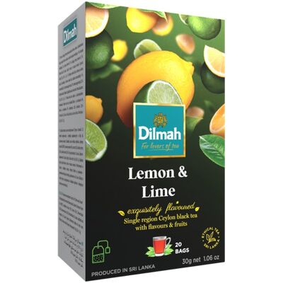 Dilmah Čaj čierny Citrón Limetka 20× 1,5 g Dilmah Čaj čierny Citrón Limetka 20× 1,5 g