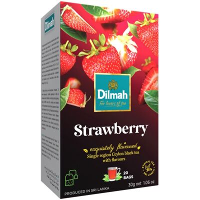 Dilmah Čaj čierny Jahoda 20× 1,5 g Dilmah Čaj čierny Jahoda 20× 1,5 g