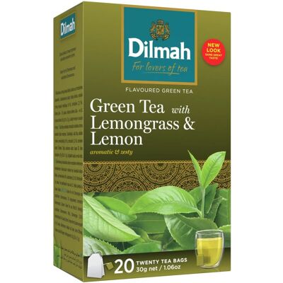 Dilmah Čaj zelený Citrónová tráva Citrón 20× 1,5 g Dilmah Čaj zelený Citrónová tráva Citrón 20× 1,5 g