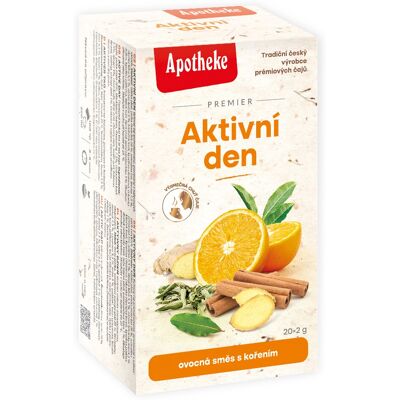 Apotheke Aktívny deň čaj 20× 2 g Apotheke Aktívny deň čaj 20× 2 g