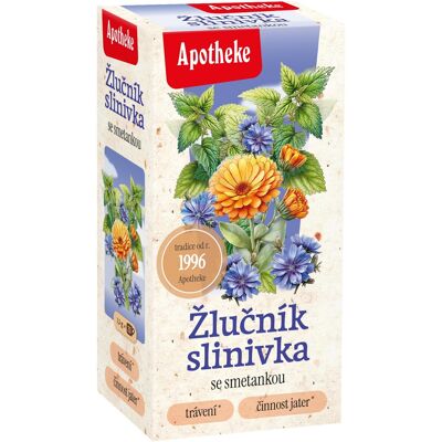Apotheke Na žlčník a slinivku čaj 20× 1,5 g Apotheke Na žlčník a slinivku čaj 20× 1,5 g