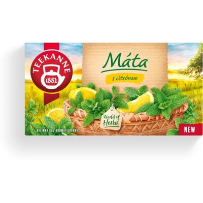 Teekanne Mätový čaj s citrónom 20× 15 g Teekanne Mätový čaj s citrónom 20× 15 g