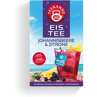 Teekanne Ľadový čaj Čierna ríbezľa & citrón 18 × 2,5 g Teekanne Ľadový čaj Čierna ríbezľa & citrón 18 × 2,5 g