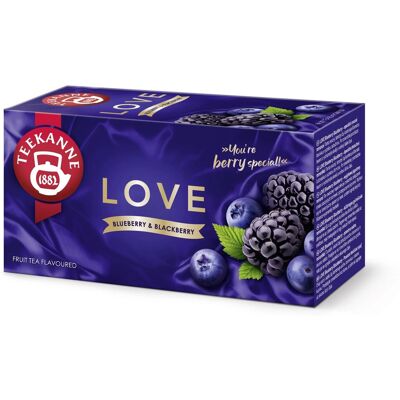 Teekanne Love Blueberry Blackberry 20 vreciek Teekanne Love Blueberry Blackberry 20 vreciek